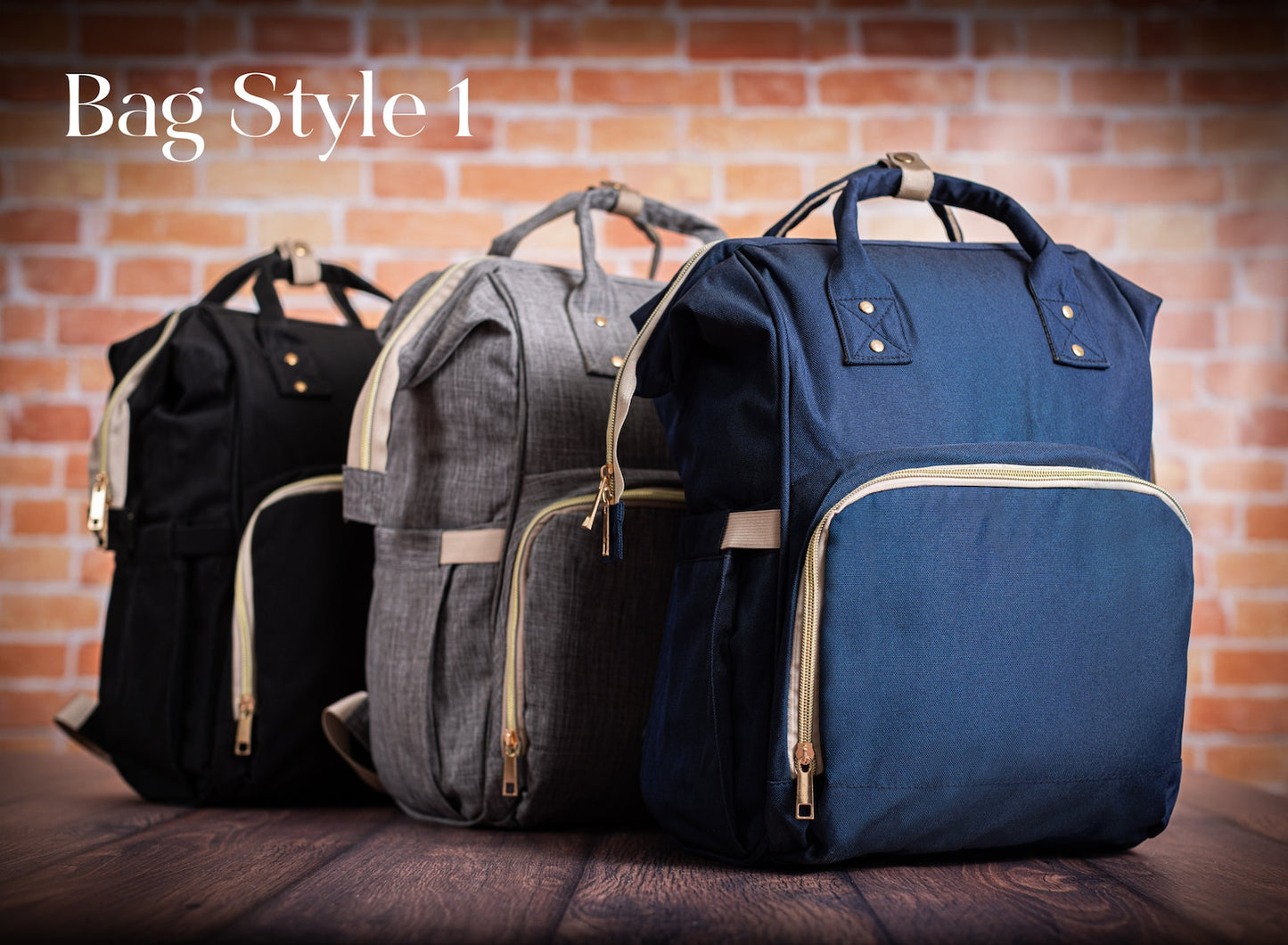 Personalized Diaper Bag Backpack