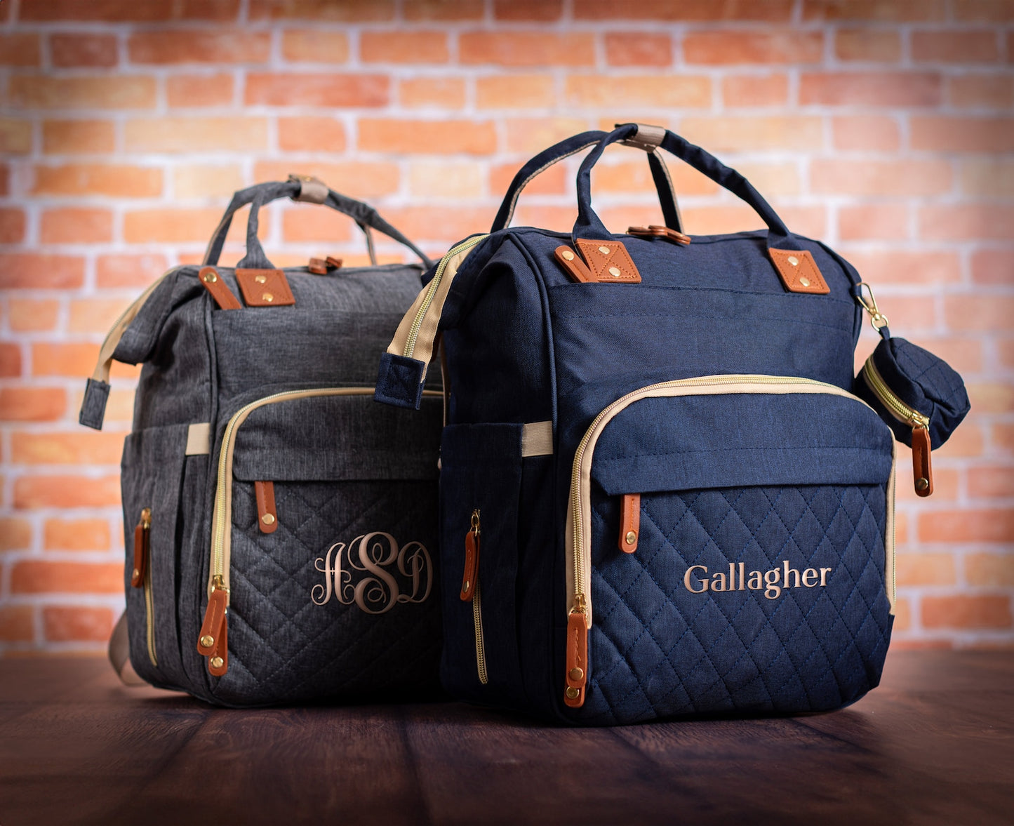 Personalized Diaper Bag Backpack
