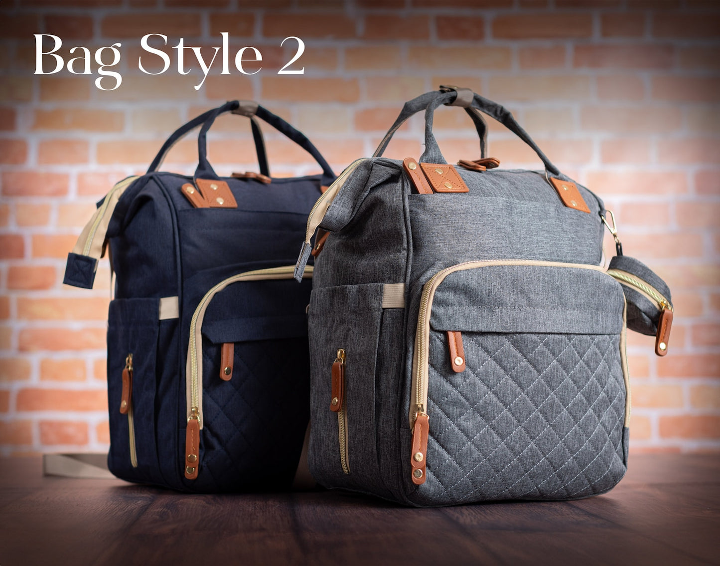Personalized Diaper Bag Backpack