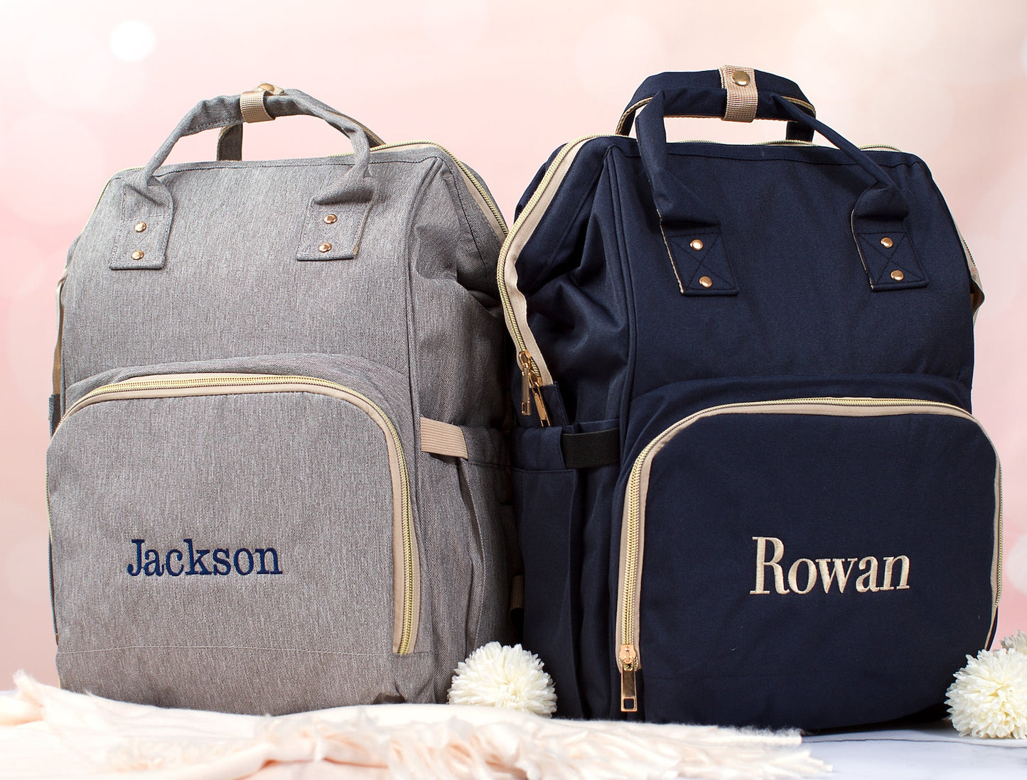 Personalized Diaper Bag Backpack