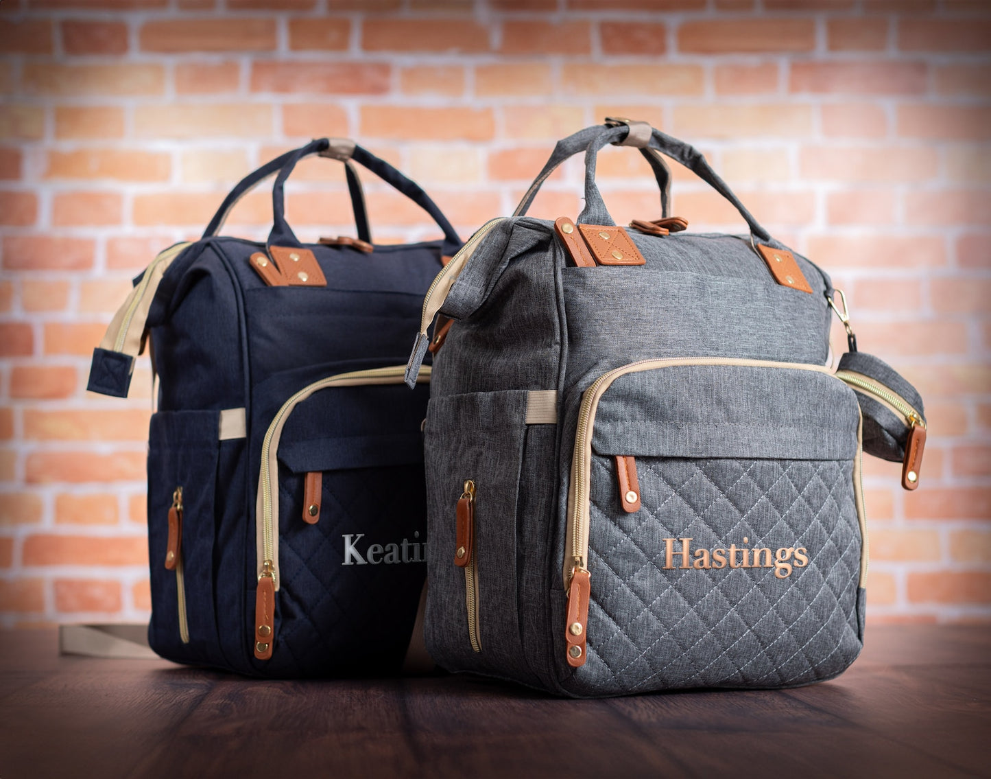 Personalized Diaper Bag Backpack