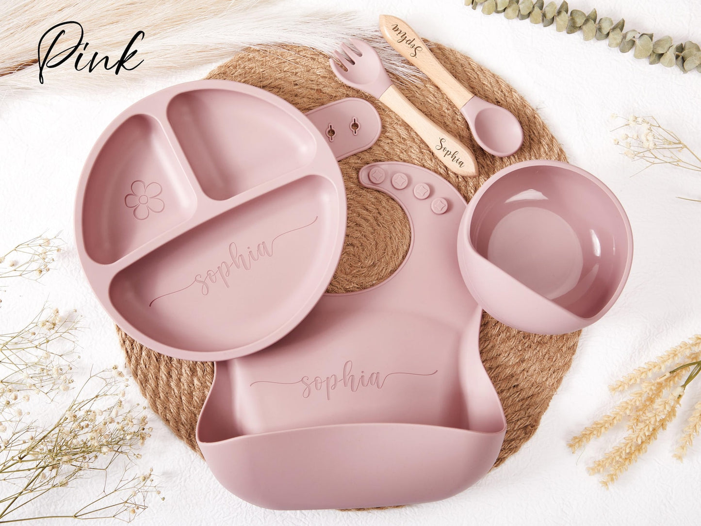 Personalized Silicone Weaning Set