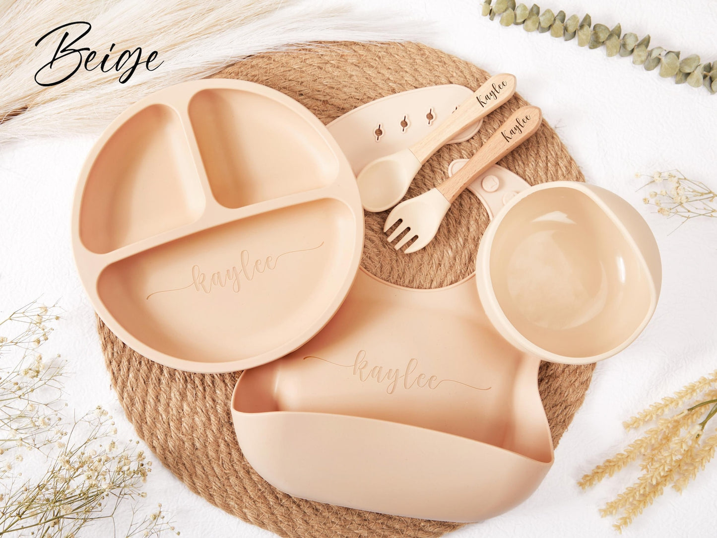 Personalized Silicone Weaning Set