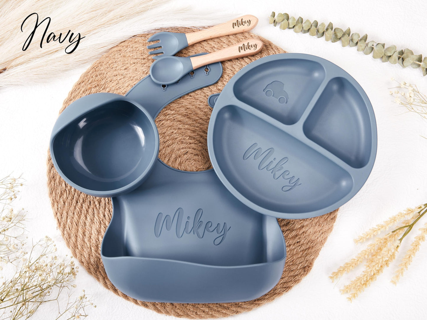 Personalized Silicone Weaning Set