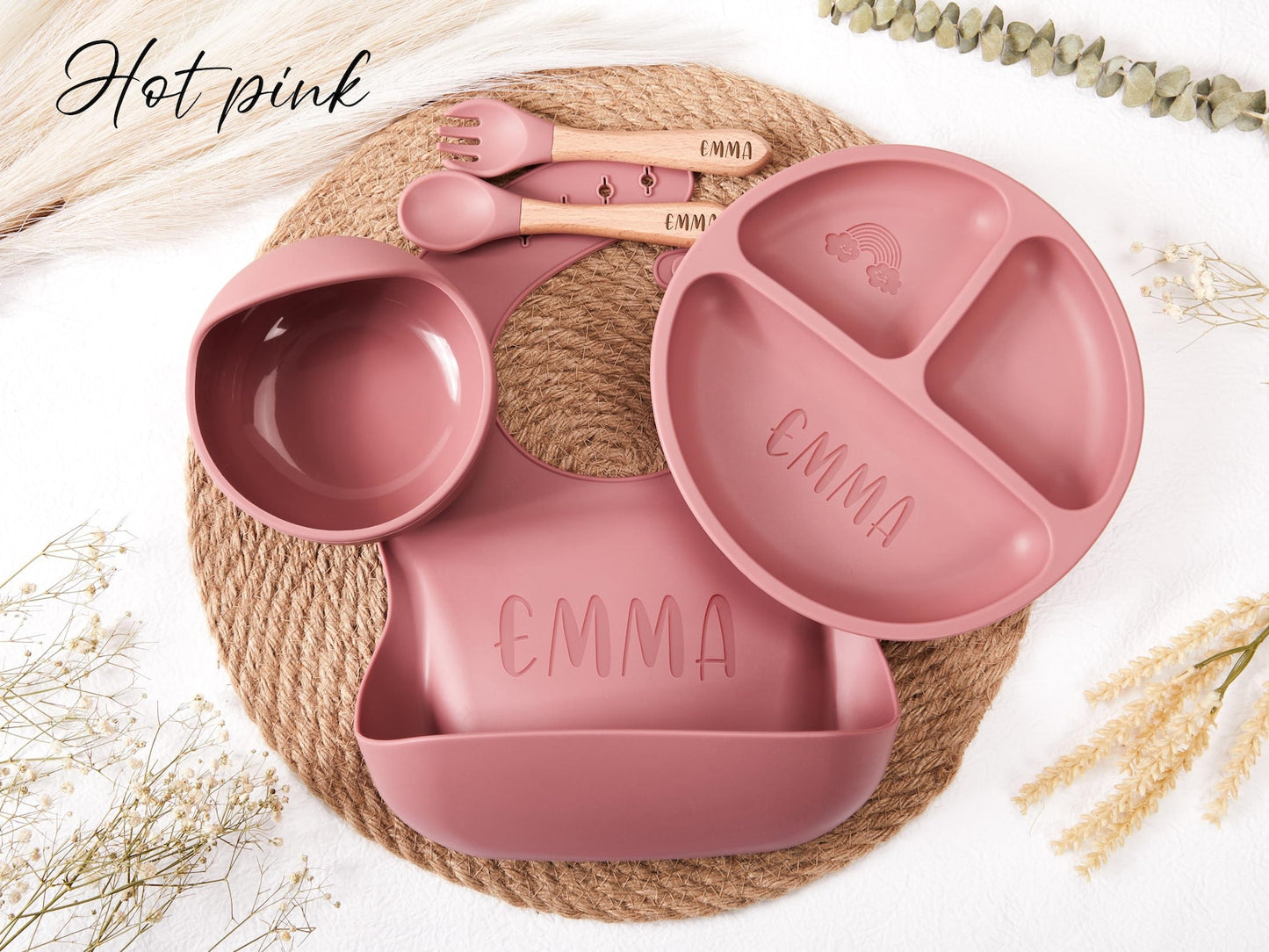 Personalized Silicone Weaning Set