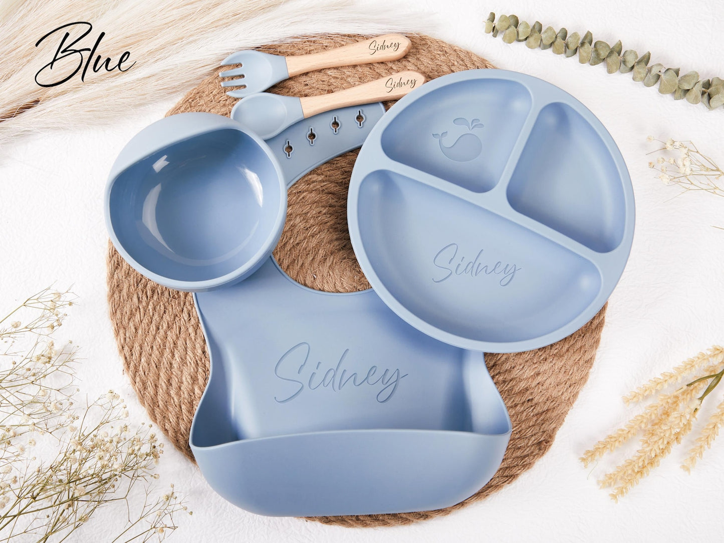 Personalized Silicone Weaning Set