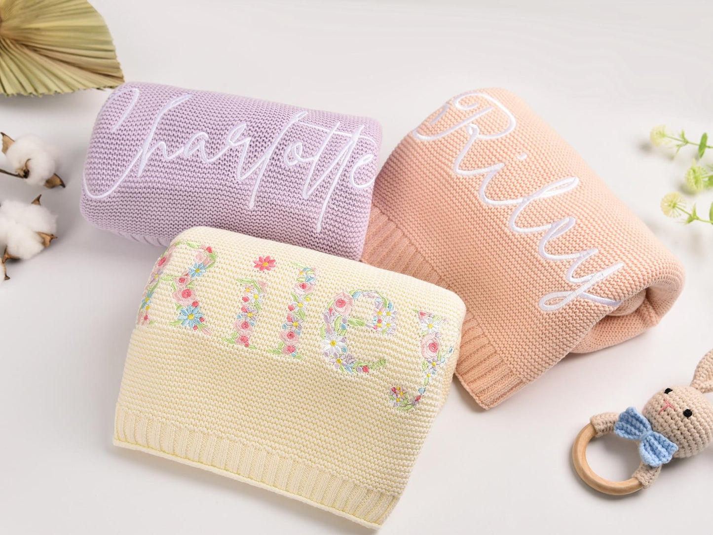 Personalized Embroidered Baby Blanket
