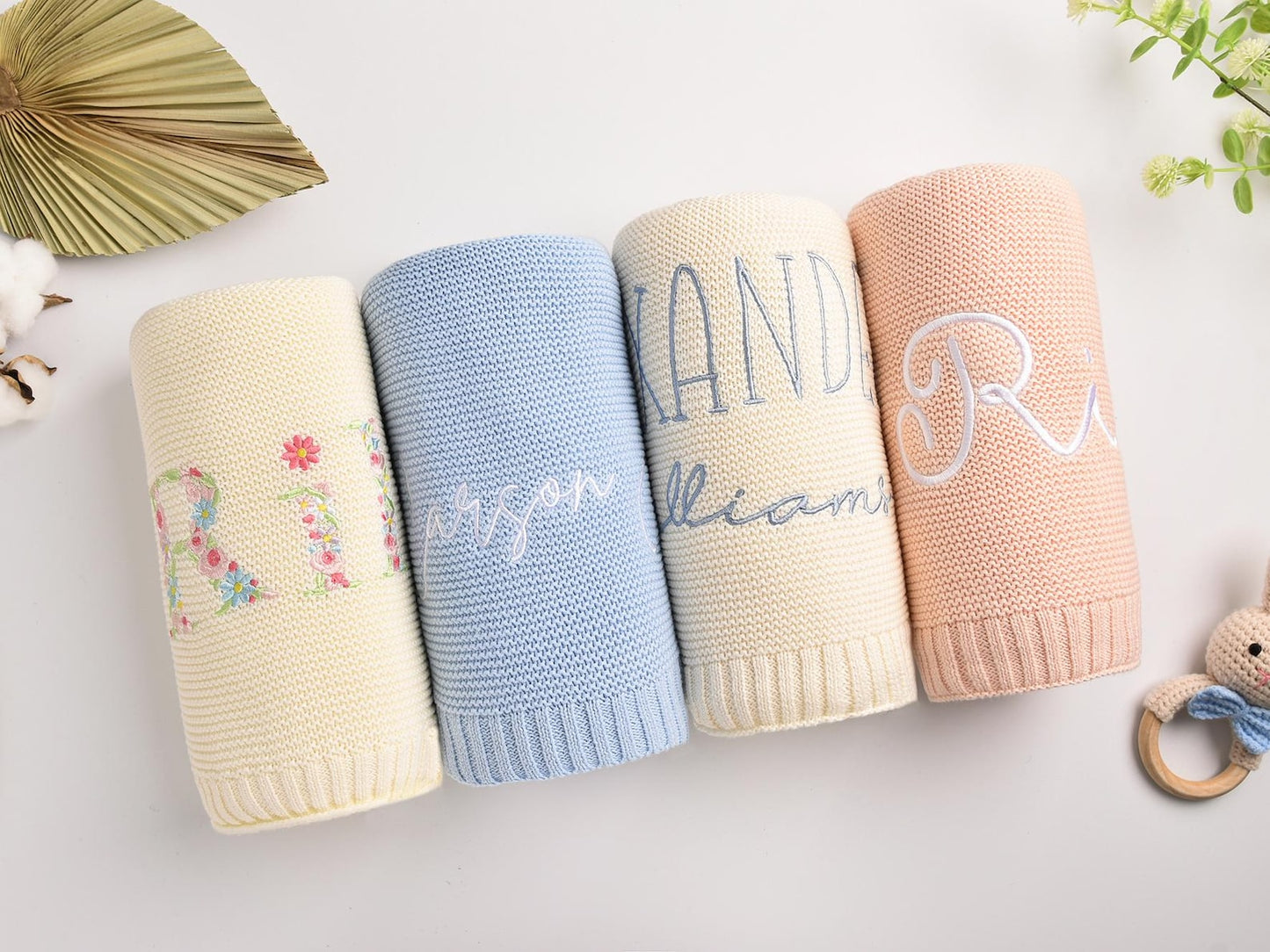 Personalized Embroidered Baby Blanket