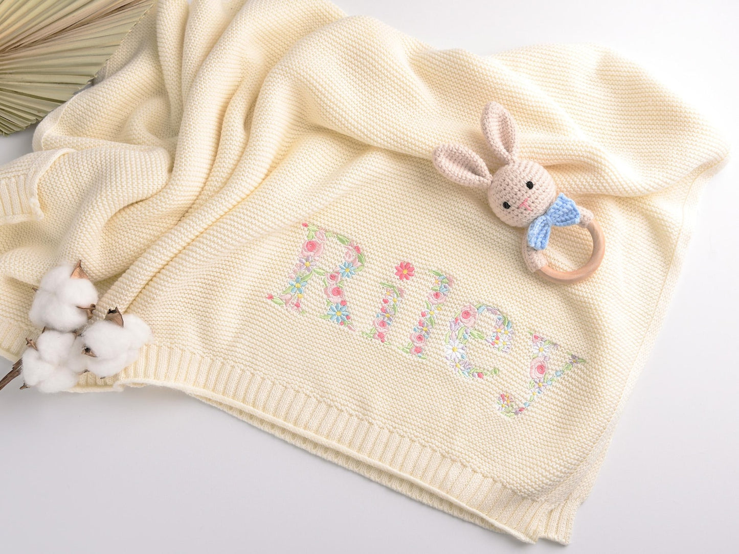 Personalized Embroidered Baby Blanket