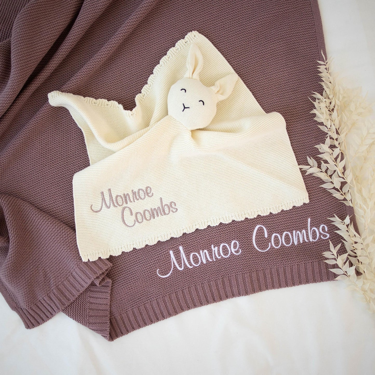 Cozy blanket and a soft toy